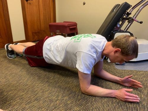 Our chiropractors finds that planks can often help improve core strength and improve back pain.
